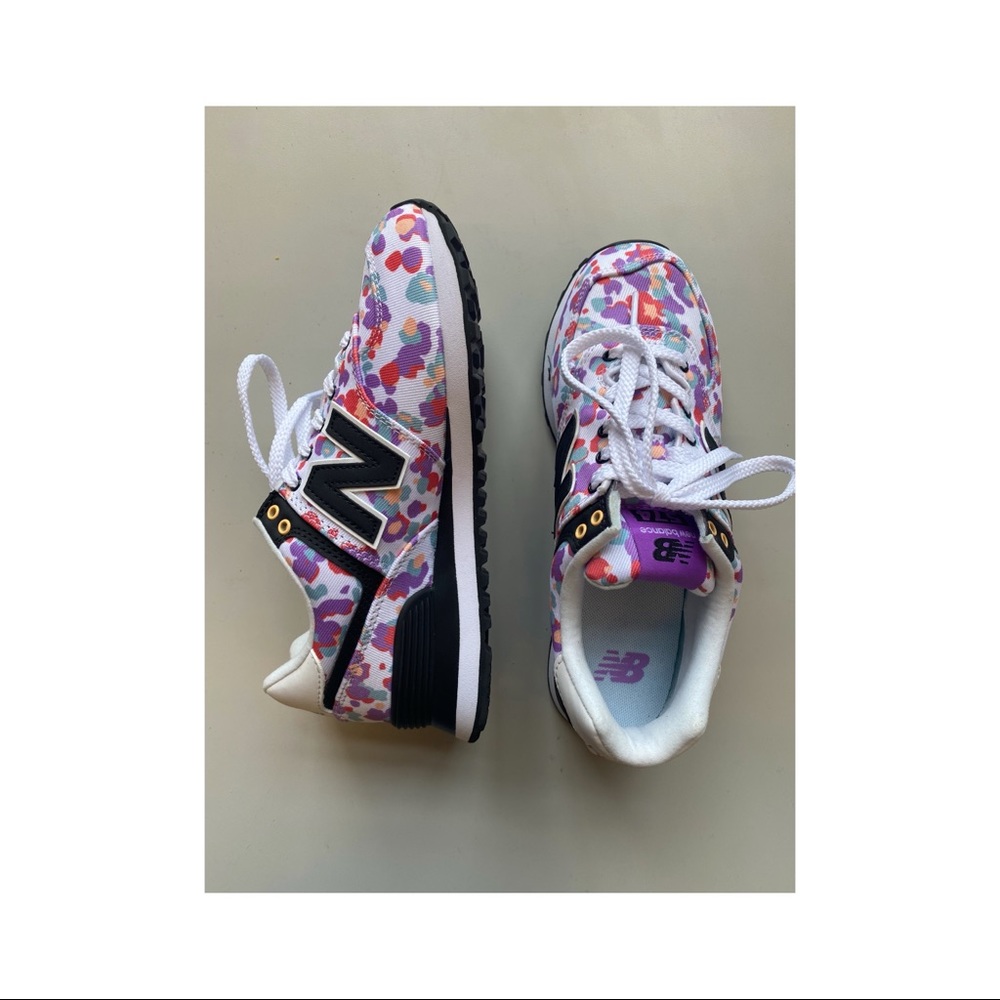 *limited* New Balance floral sneakers